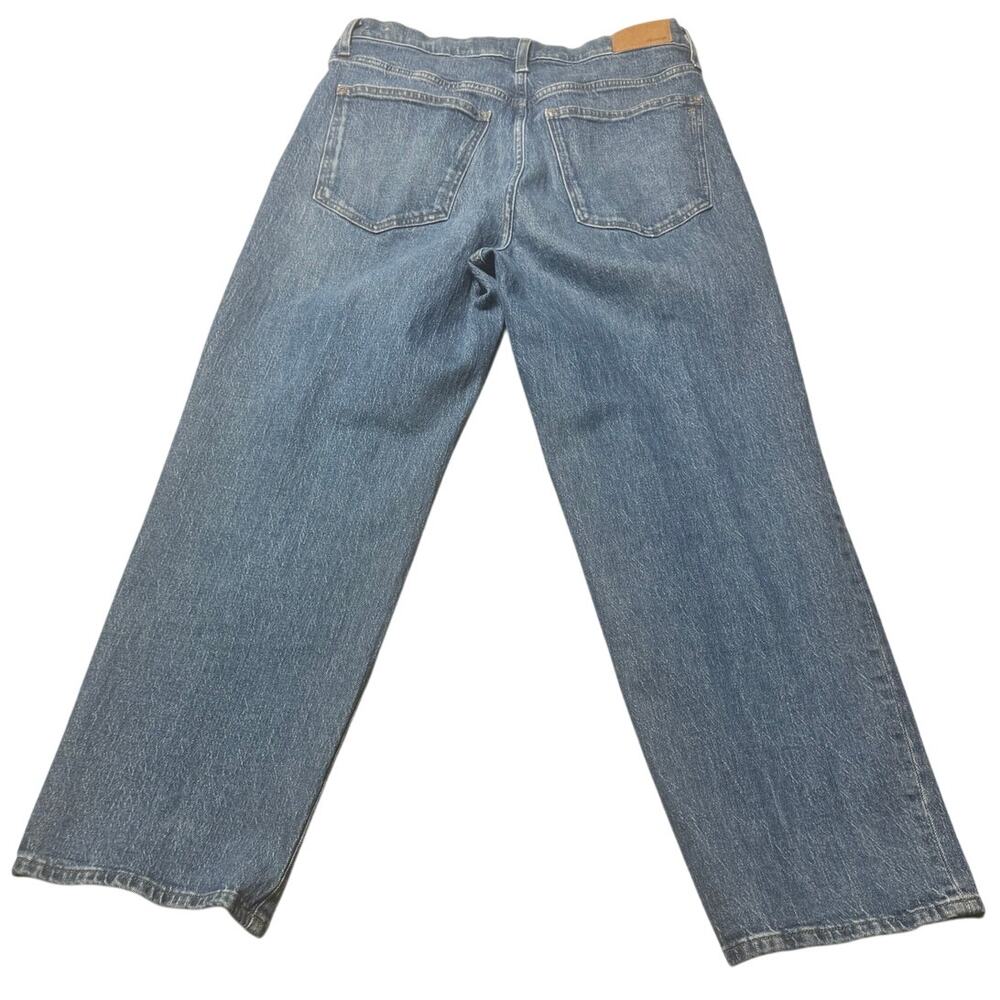 Madewell The Perfect Vintage Wide-Leg Jeans Womens 31 Blue Stretch Denim Relaxed - Picture 3 of 16